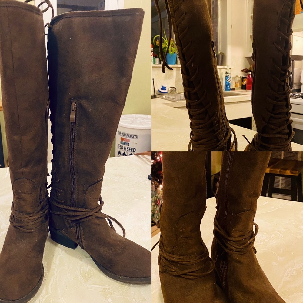 Corset boots